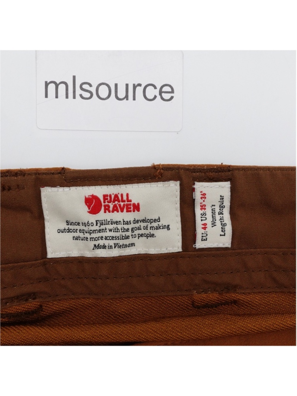 NEW Women's Fjallraven Keb Trousers 89898-248-230 Timber Brown - Picture 2 of 16